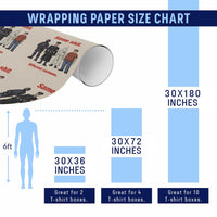 Same Shit Different Costume Wrapping Paper Roll Political Satire Anti Fascist
