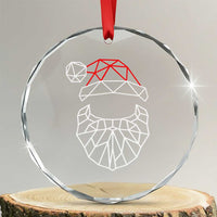 Santa Claus Xmas Crystal Glass Ornament Xmas Gift TS10