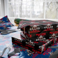 Santa Gym Christmas Wrapping Paper Roll Lifting Swole Santa Ugly Xmas - Wonder Print Shop