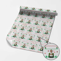Santa I Know Him Wrapping Paper Roll Funny Elf Christmas - Wonder Print Shop