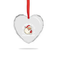 Santa Opalite Christmas Heart Crystal Glass Ornament But Now The Sky Is Xmas Light - Wonder Print Shop