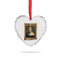 Sarah Josepha Hale Heart Crystal Glass Ornament Mother Of Thanksgiving - Wonder Print Shop