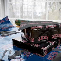 Sarcasm It's How I Hug Wrapping Paper Roll Funny Graphic Trendy - Wonder Print Shop