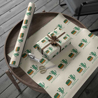 Sarcastic Cat Meme Wrapping Paper Roll Weirdcore Dark Humor - Wonder Print Shop