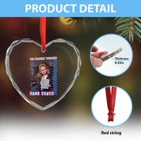 Sarcastic You Rushed Through Your Test Doll Meme Heart Crystal Glass Ornament Teacher Reaction Humor Final Exams