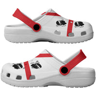 Sardinia Italy Clogs Shoes Flag Color Inspiration - Wonder Print Shop