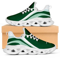 Saudi Arabia Football Clunky Sneakers Flag-Inspired Curve Style