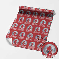 Save Our Planet Nature Lover Wrapping Paper Roll Bigfoot Lives Here