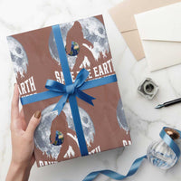 Save Our Planet Nature Lover Wrapping Paper Roll Bigfoot Lives Here