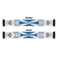 Scotland Football Nations 2026 Soccer Scarf Sporty Pattern