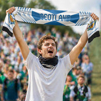 Scotland Football Nations 2026 Soccer Scarf Sporty Pattern