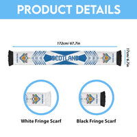 Scotland Football Nations 2026 Soccer Scarf Sporty Pattern