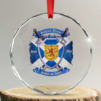 Scotland Forever Saor Alba Scottish Not British Crystal Glass Ornament Scottish Pride - Wonder Print Shop