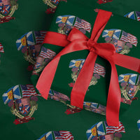 Scottish American Heritage Month Wrapping Paper Roll Bagpipe Vintage Scottish American Flag Thistle - Wonder Print Shop