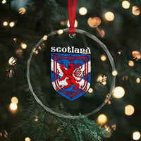 Scottish Pride Crystal Glass Ornament Scottish Rampant Lion Flag Scotland Coat of Arms - Wonder Print Shop