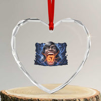 Screaming Mason 67 Kid Meme Heart Crystal Glass Ornament Six Seven Viral Devil Transformation Horror Edit - Wonder Print Shop