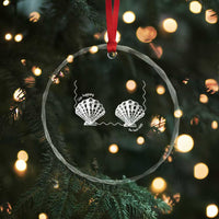 Seashell Bra Crystal Glass Ornament Mermaid Cute Summer Beach Vacation TS10