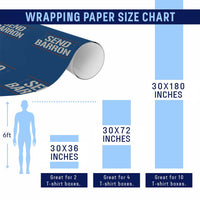 Send Barron Wrapping Paper Roll Viral Hashtag Political Protest