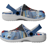 Serbia Christmas Wolf Clogs Shoes Vuk Serbian Mascot - Wonder Print Shop