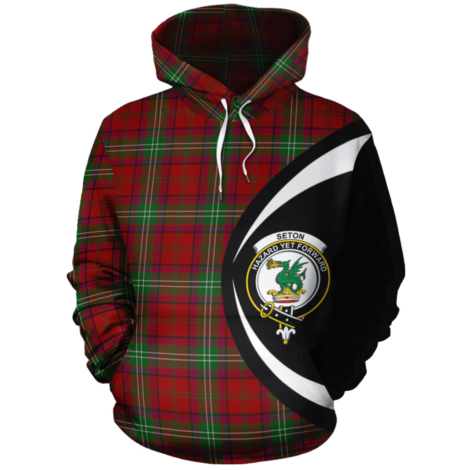 scottish-seton-clan-crest-circle-style-tartan-hoodie