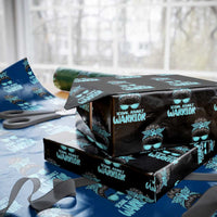Sexual Assault Awareness Messy Bun Support Survivors Wrapping Paper Roll