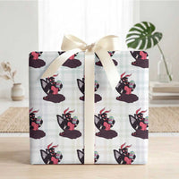 Sexy Easter Bunny Mothman Wrapping Paper Roll Cryptid Humor Gift