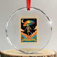 Shade Never Made Anybody Less Gay Crystal Glass Ornament Funny Skeleton Rainbow Pride Month TS10