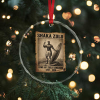 Shaka Zulu Crystal Glass Ornament King of Zulu Kingdom Indigenous African Tribe