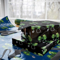 Shamrock Coquette Bow Stethoscope Wrapping Paper Roll Registered Nurse Nursing St Patricks Day - Wonder Print Shop