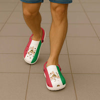 Sicilian revolution of 1848 Clogs Shoes Flag Color Inspiration - Wonder Print Shop