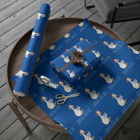 Silly Goose Bookish Christmas Wrapping Paper Roll Mentally I Am At The Scholastic Book Fair - Wonder Print Shop