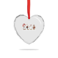 Silly Goose Christian Valentine Gospel Heart Crystal Glass Ornament On My Way To Spread The Goosepel - Wonder Print Shop
