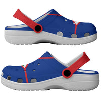 Sint Eustatius Clogs Shoes Heritage Palette Flag-Inspired - Wonder Print Shop
