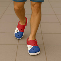 Sint Maarten Clogs Shoes Heritage Palette Flag-Inspired - Wonder Print Shop