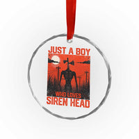 Siren Head Crystal Glass Ornament American Cryptid Lovers Boy TS10