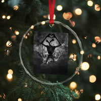 Siren Head Crystal Glass Ornament Horror Poster Halloween Supernatural American Cryptid - Wonder Print Shop
