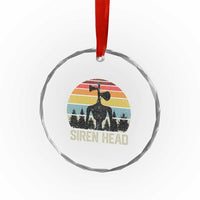 Siren Head Crystal Glass Ornament Retro American Cryptid TS10