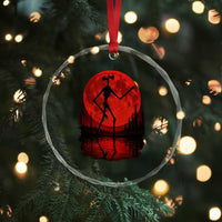 Siren Head Crystal Glass Ornament Supernatural American Cryptid Full Blood Moon Halloween TS10