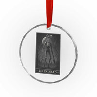 Siren Head Crystal Glass Ornament Tarot Card Horror American Cryptid TS10
