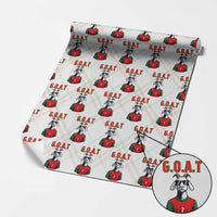 Siuuuu Goat Soccer Celebration Wrapping Paper Roll Gift For Fans
