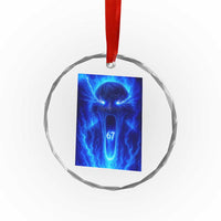 Six Seven Energy Overload Graphic Crystal Glass Ornament 67 Mason Kid Analog Horror Meme TS02