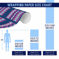 Six Seven Glitch Optical Illusion Meme Wrapping Paper Roll Funny Gen Z Alpha Gift - Wonder Print Shop