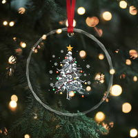 Skeleton Xmas Crystal Glass Ornament Skull Christmas Tree TS09