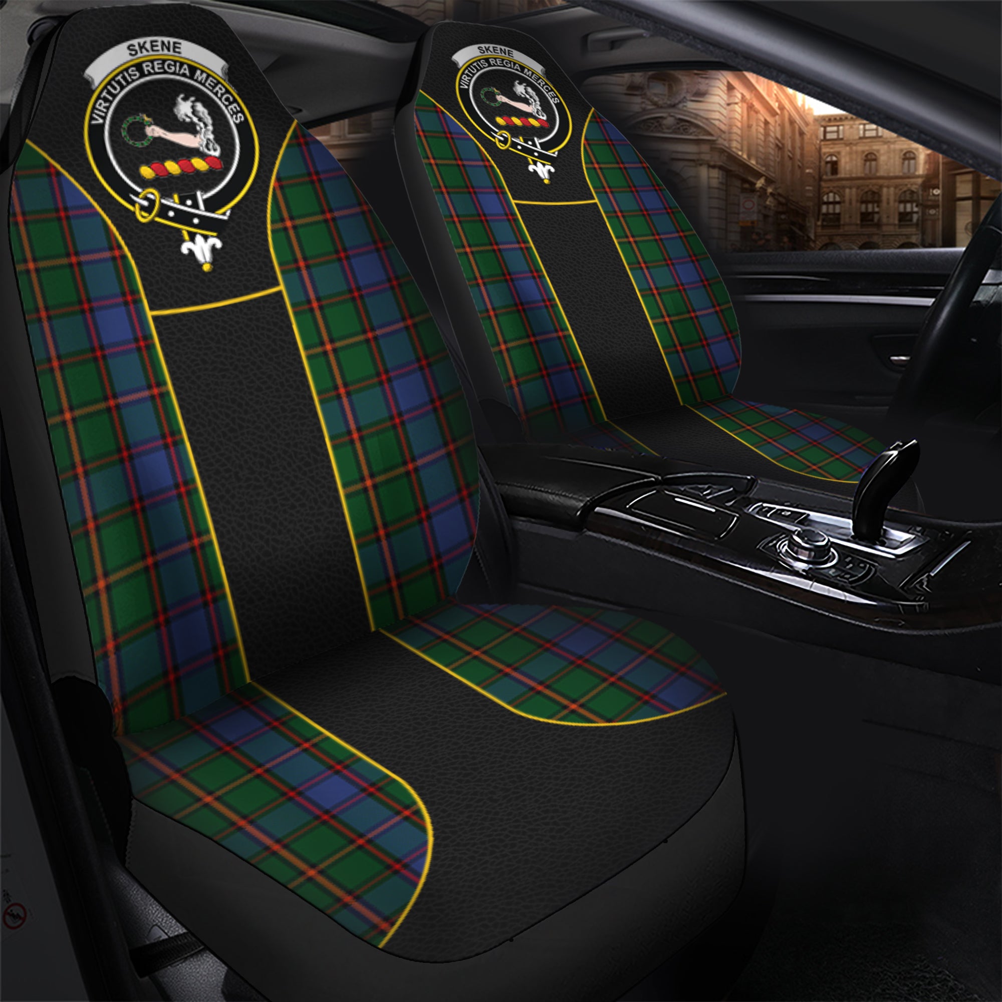 scottish-skene-tartan-crest-car-seat-cover-special-style