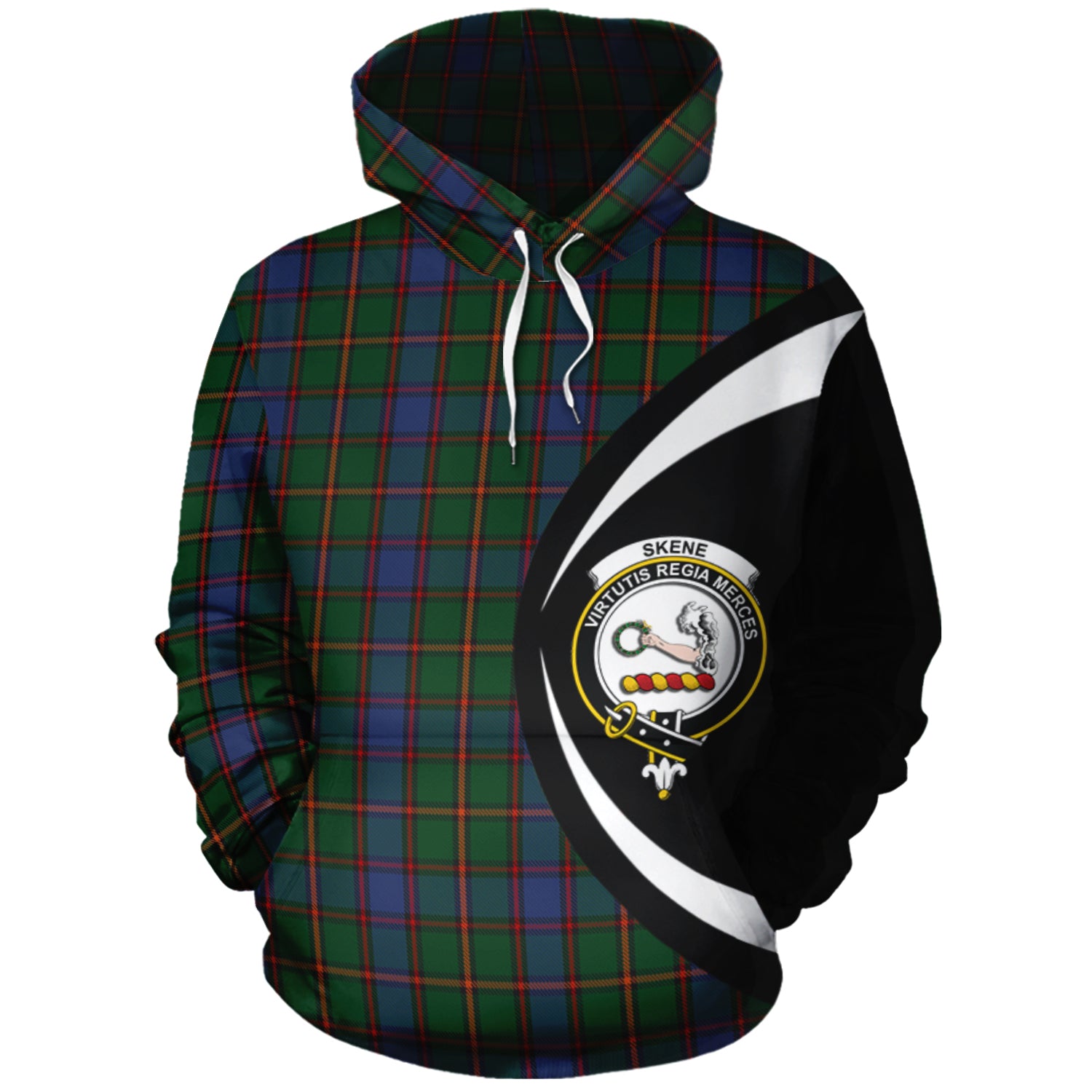 scottish-skene-clan-crest-circle-style-tartan-hoodie