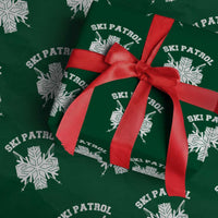 Ski Patrol Wrapping Paper Roll Mountain Rescue Winter Slopes Skiing Snowboarding - Wonder Print Shop