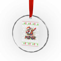 Skibidi Rizzmas Xmas Crystal Glass Ornament Rizz Santa Claus Funny Xmas Gen Alpha TS10