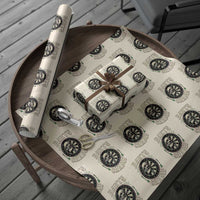 Skull Dartboard Retro Vintage Wrapping Paper Roll Darts Player Champion Gift - Wonder Print Shop