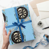 Skull Dartboard Retro Vintage Wrapping Paper Roll Darts Player Champion Gift - Wonder Print Shop