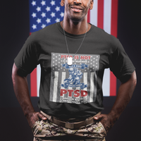 Veteran PTSD T Shirt It's A Sign Of Strength It's Earned By Doing What Others Fear American Soldier - Wonder Print Shop